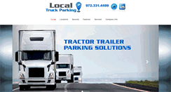 Desktop Screenshot of localtruckparking.com