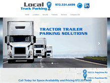 Tablet Screenshot of localtruckparking.com